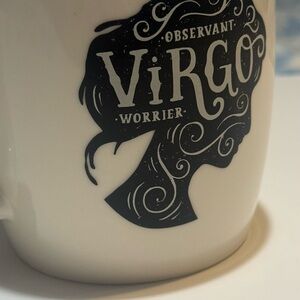 Virgo Zodiac Mug - Black and White